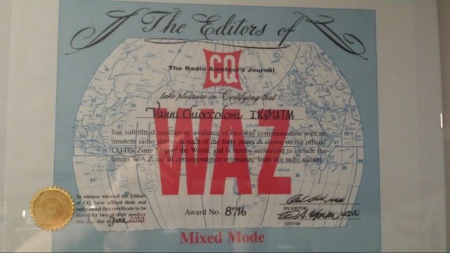 award waz mixed